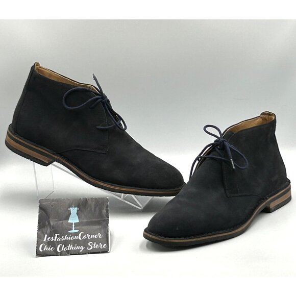 Trask Men\'s Dark Blue Suede Leather Brady Chukka Lace Up Boot Size 12 3033 main image 7